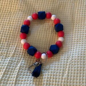 Key chain w patriot colors
